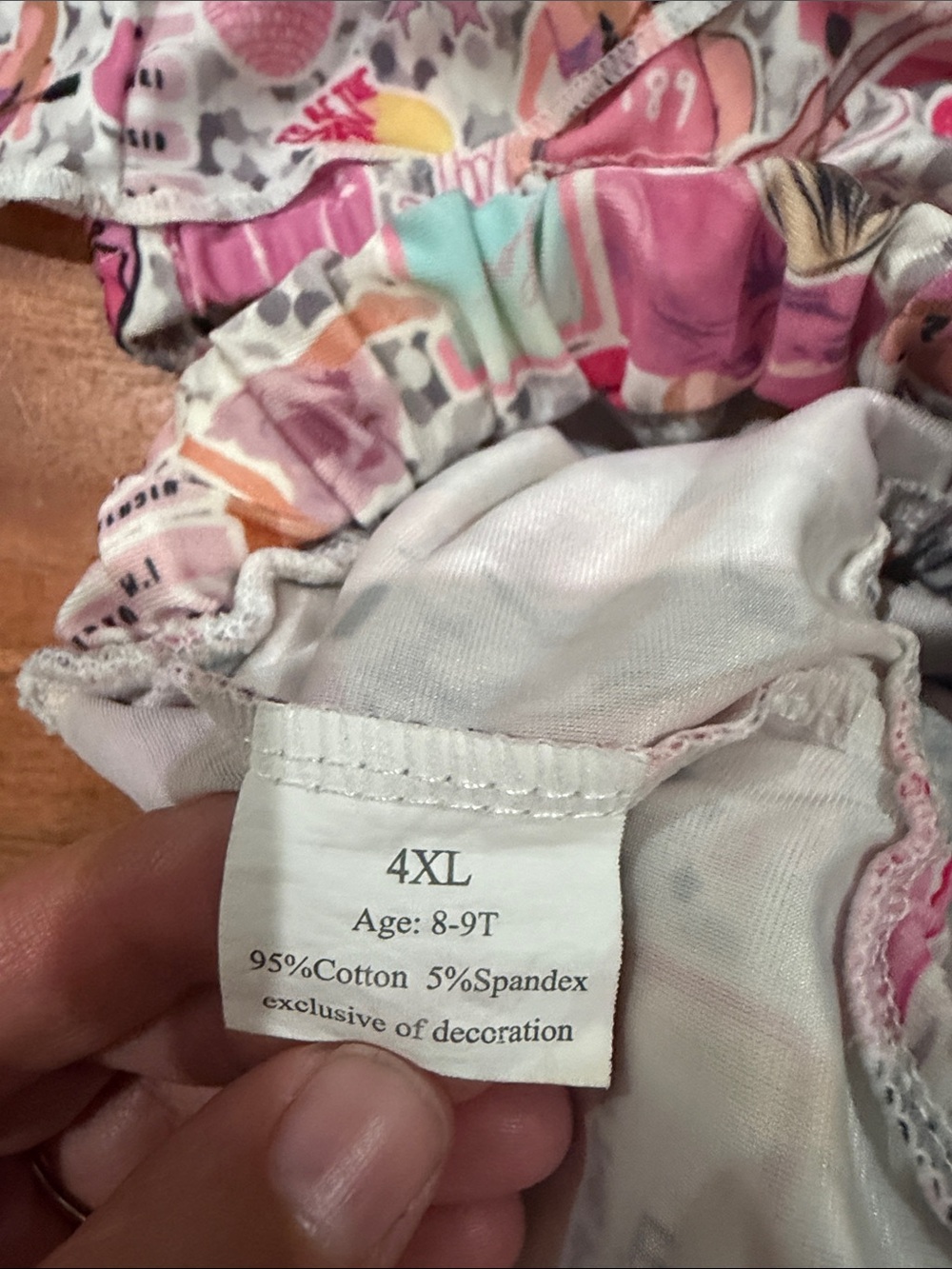 Swiftie Patterned Ruffle Two-Piece swim Set - Picture 4 of 5